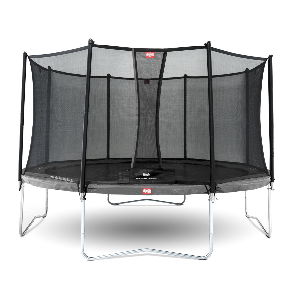 BERG - Cama Elástica Favorit Regular 330 Grey + Safety Net Comfort