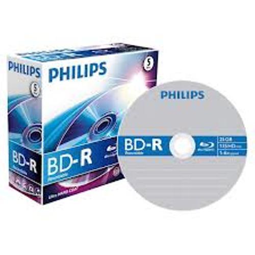 Philips BD-R BR2S6J05C 5 BD-RE vírgenes