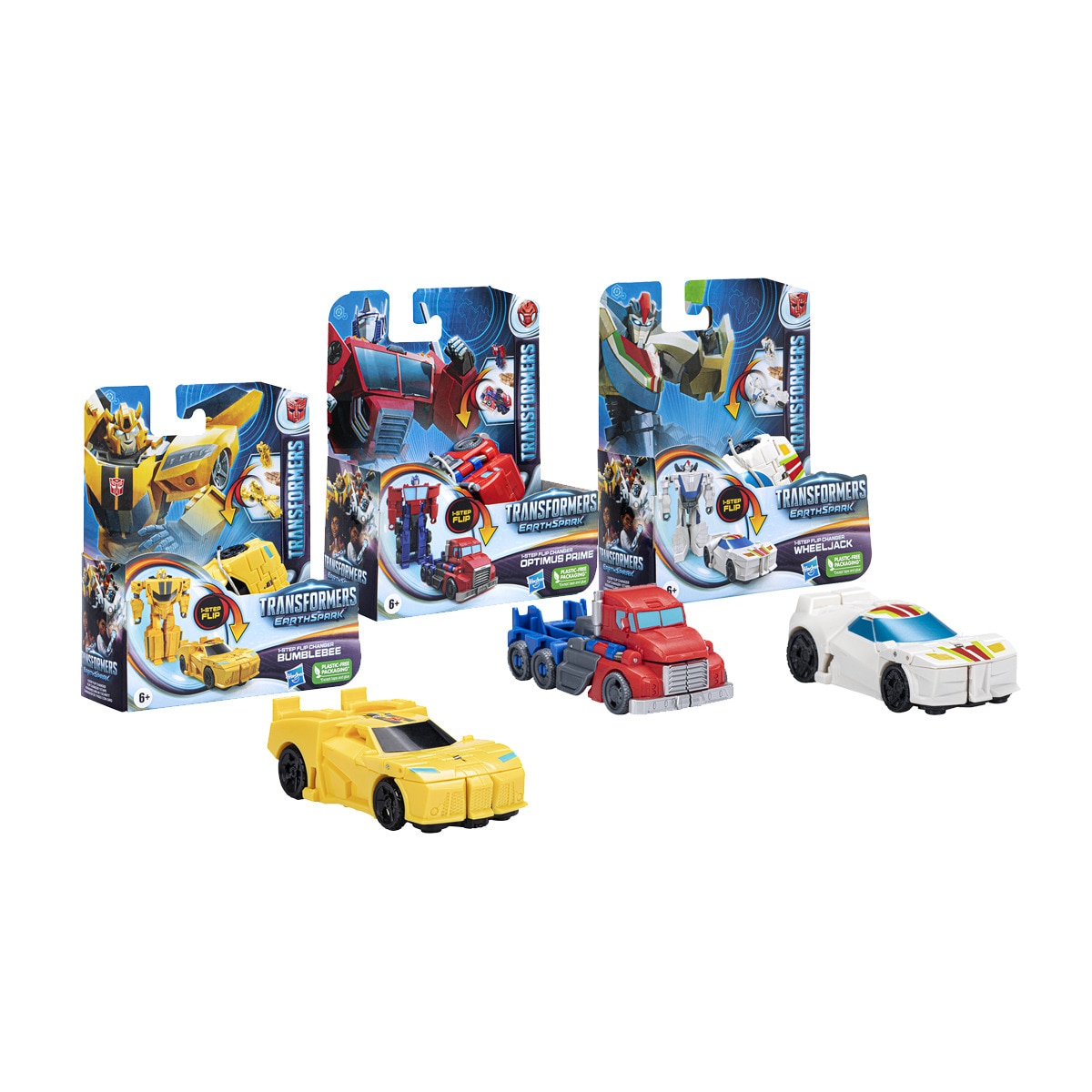 Hasbro - Figura Transformers Earthspark Cambiador De 1 Paso Con Giro