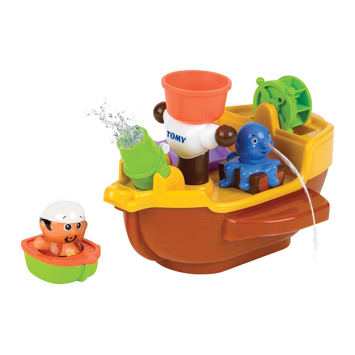 Tomy - Barco Pirata Para El Baño Toomies