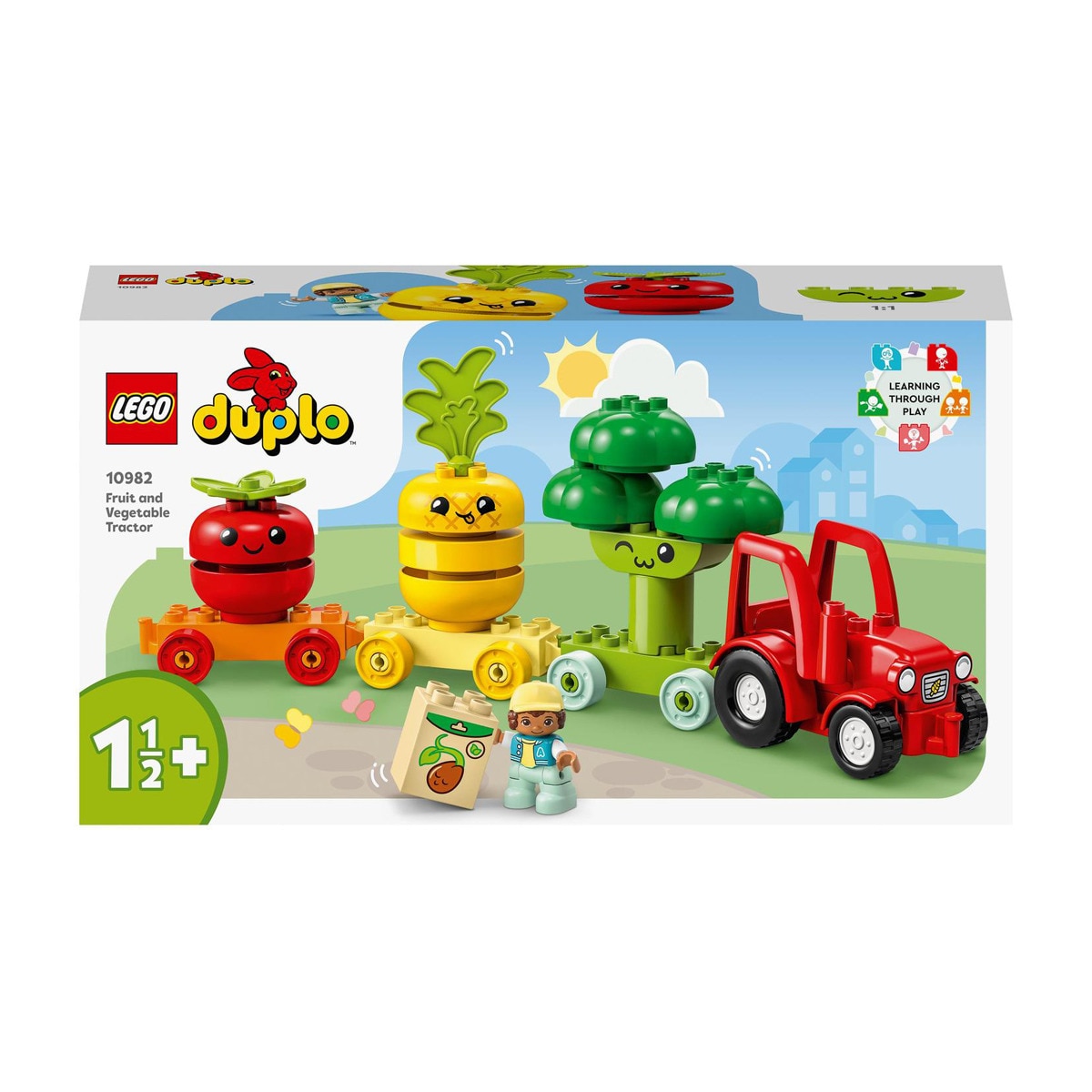 LEGO -  De Construcción Educativo Tractor De Frutas Y Verduras Para Aprender Los Colores DUPLO
