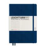 Libreta Leuchtturm1917 Medium A5 líneas azul marino