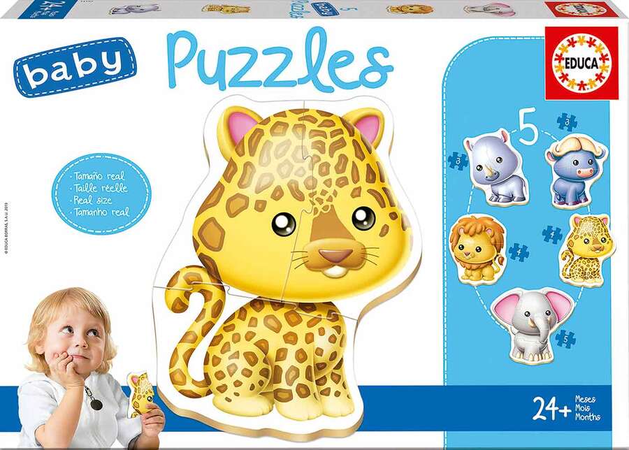 Puzzle Educa Baby animales salvajes