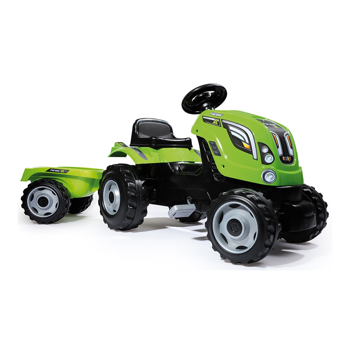 Smoby - Tractor Farmer Xl Verde + Remolque