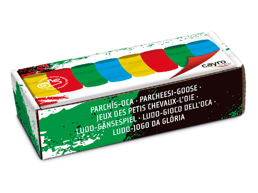 Tablero parchís y juego de la Oca de madera