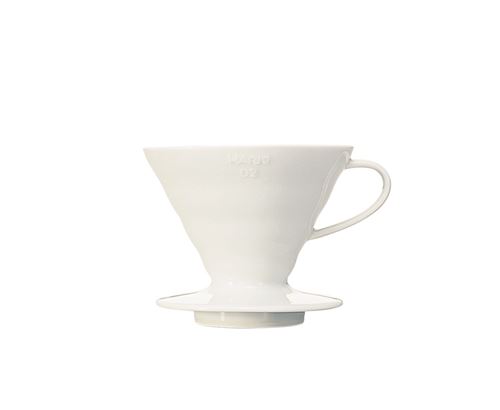 Gotero de café Hario V60 02 Cerámica Blanco (2-4 Tazas)