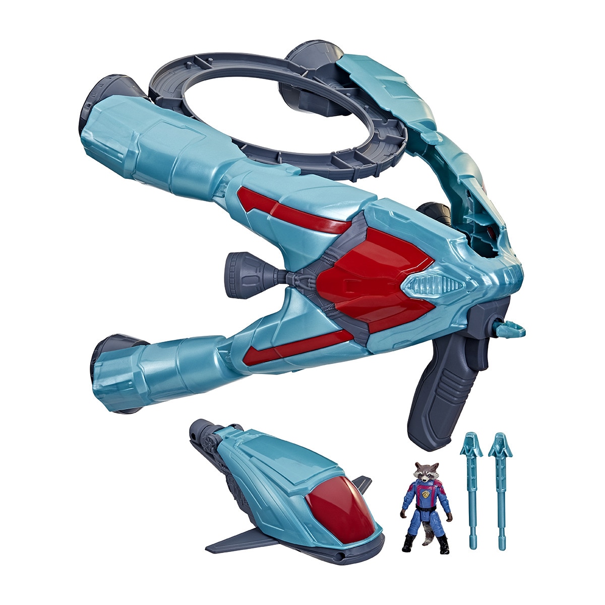 Hasbro - Figura Guardianes De Las Galaxias Nave Espacial Galáctica 2 En 1