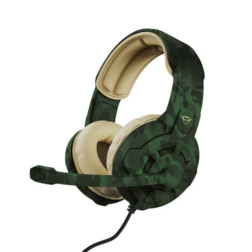 Headset gaming Trust GXT 411 Radius Camuflaje Multiplataforma