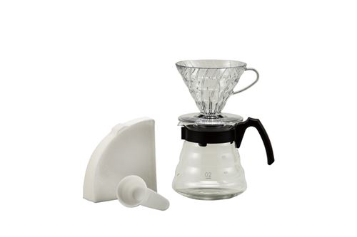 Kit de elaboración de café Hario V60 02 Negro