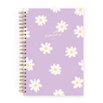 Cuaderno Charuca L Flores Lila punteado