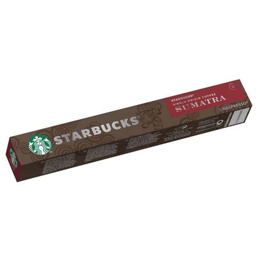 10 cápsulas Nespresso Starbucks Sumatra