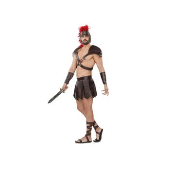 Disfraz Romano Sombrero, Bandoleras Con Hombreras Y Falda Talla Xl (206270)
