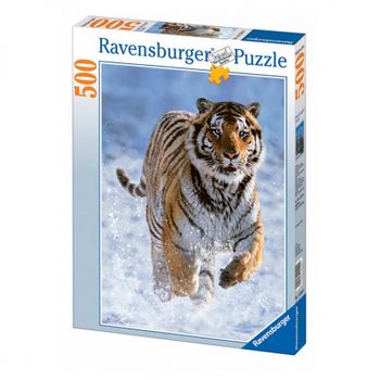 Puzzle 500 P - Tigre En La Nieve