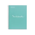 Libreta Miquelrius A4 80 hojas Cuadriculada Emotions Craft Azul cielo