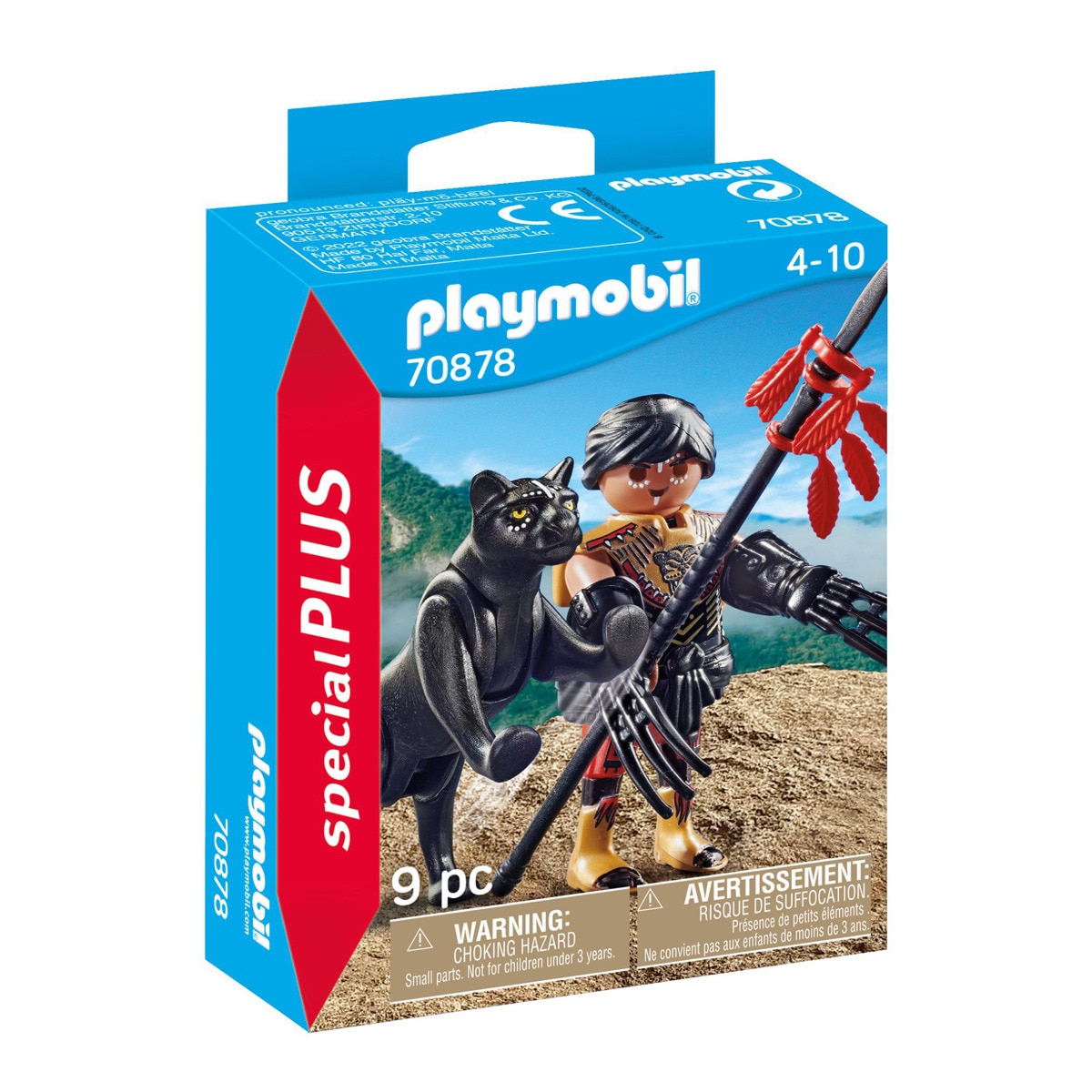 Playmobil - Figura Guerrero Con Pantera Special Plus