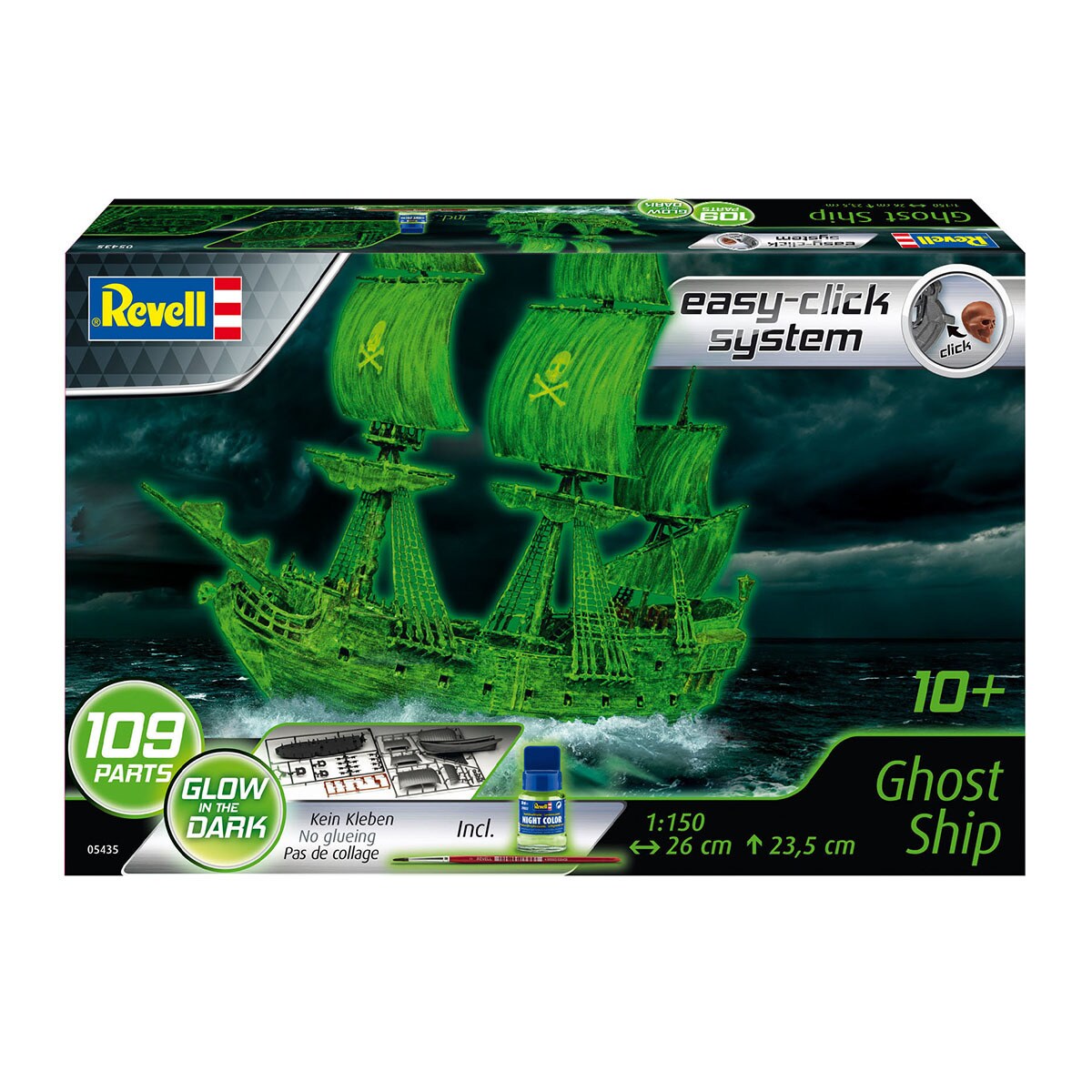 Revell - Kit de montaje a presión Barco fantasma Revell.