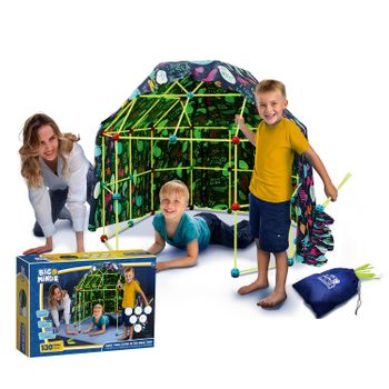 Cabaña Infantil Infinitas Formas | Construcciones Para Niños 130 Piezas | Casita Infantil Exterior | Cabañas Para Niños | Big Minds - Construye Tu