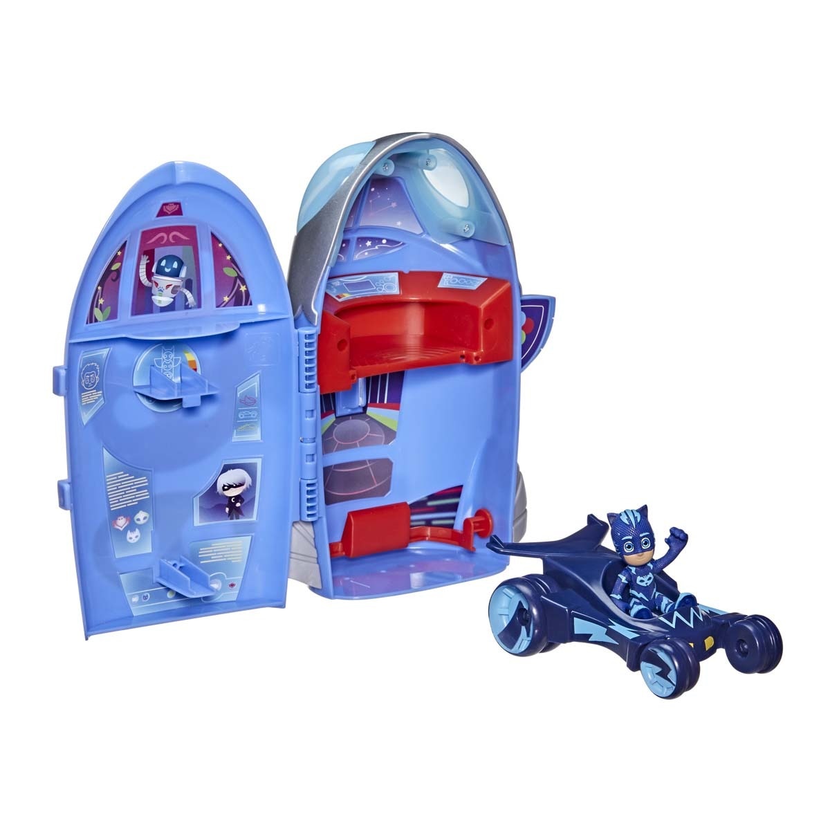 Hasbro - Pj Masks Cuartel General 2 En 1