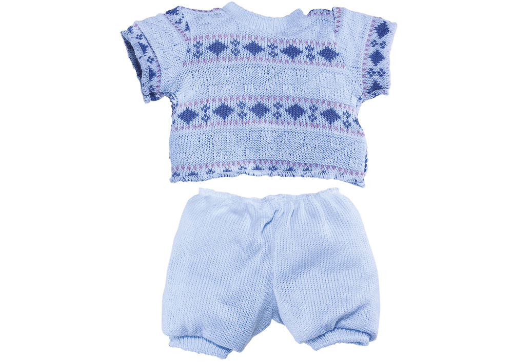 Ropa para muñeco Abacus Azul