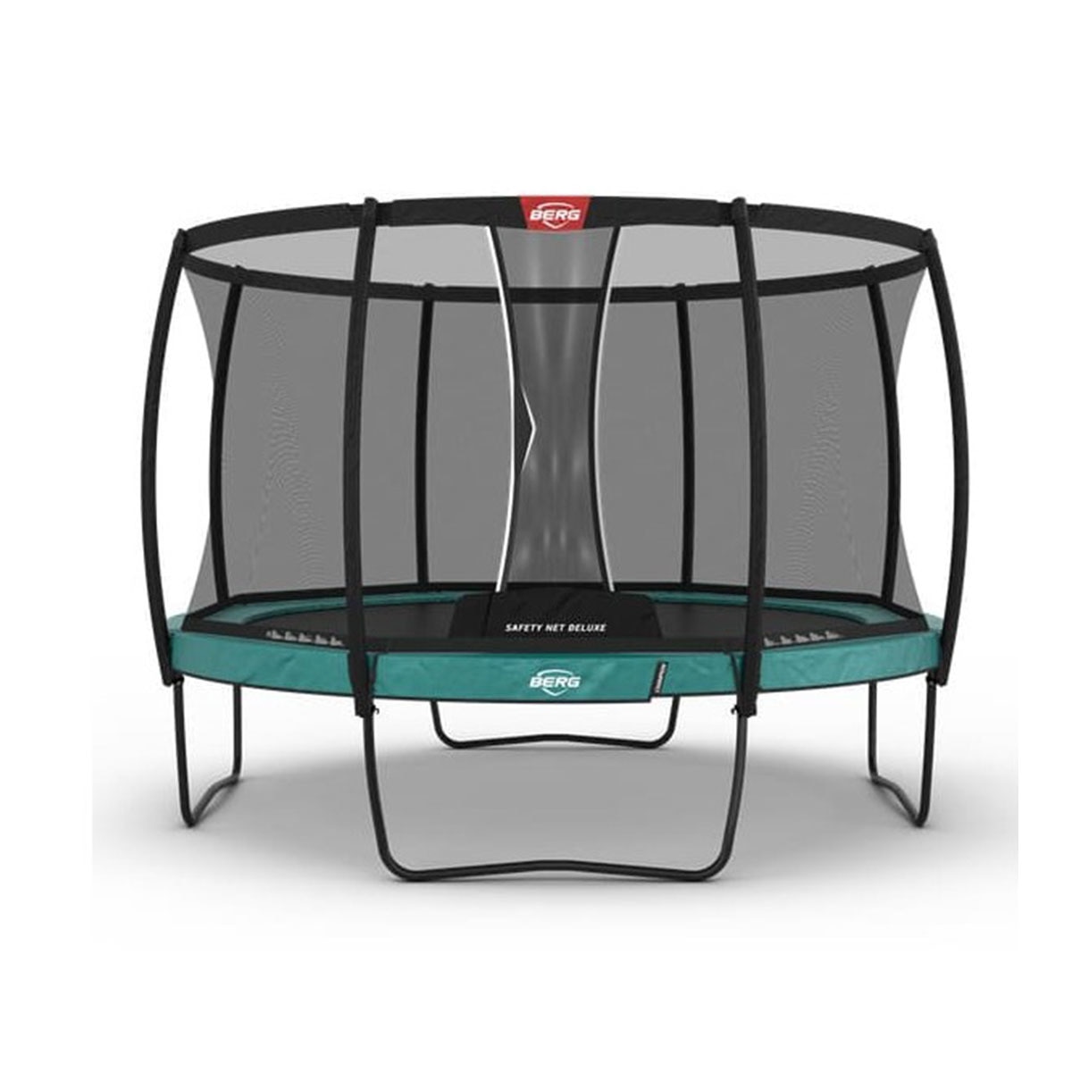 BERG - Cama elástica Elite Regular 330 Green + Red de Seguridad Deluxe Berg.