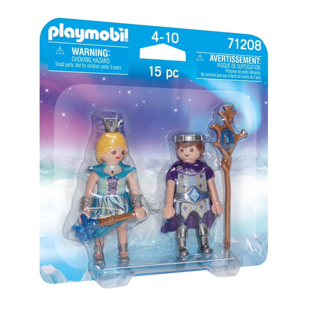 Playmobil - Duo Pack Figuras Princesa Y Príncipe De Hielo