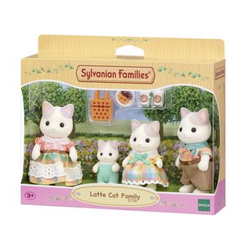 5738 Familias Sylvanian La Familia Del Gato Latte