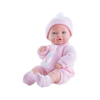 Bebe Lloron Con Pelele De Lana Rosa 28 Cm (rosatoys - 3723)