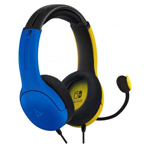 Headset gaming PDP LVL40 Azul/Amarillo Nintendo Switch