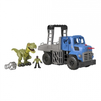 Imaginext Jurassic World Camión Transportador Dinosaurio,  +4 Años