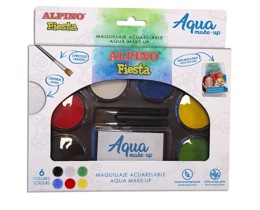 Estoig Maquillaje Aquarel.la 6 colores