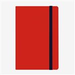 Libreta Legami My notebook Medium Cuadriculada Pequeño Rojo