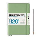 Libreta Leuchtturm Notebook Edition Medium A5 Puntos Verde Sage 120g