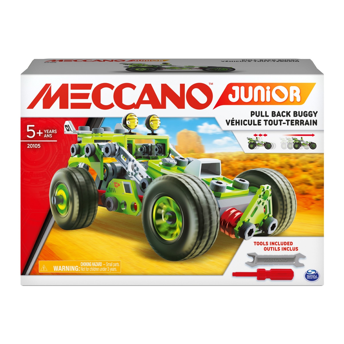 Meccano - Vehículo De  Coche JR Buggy Deluxe Tracción Trasera