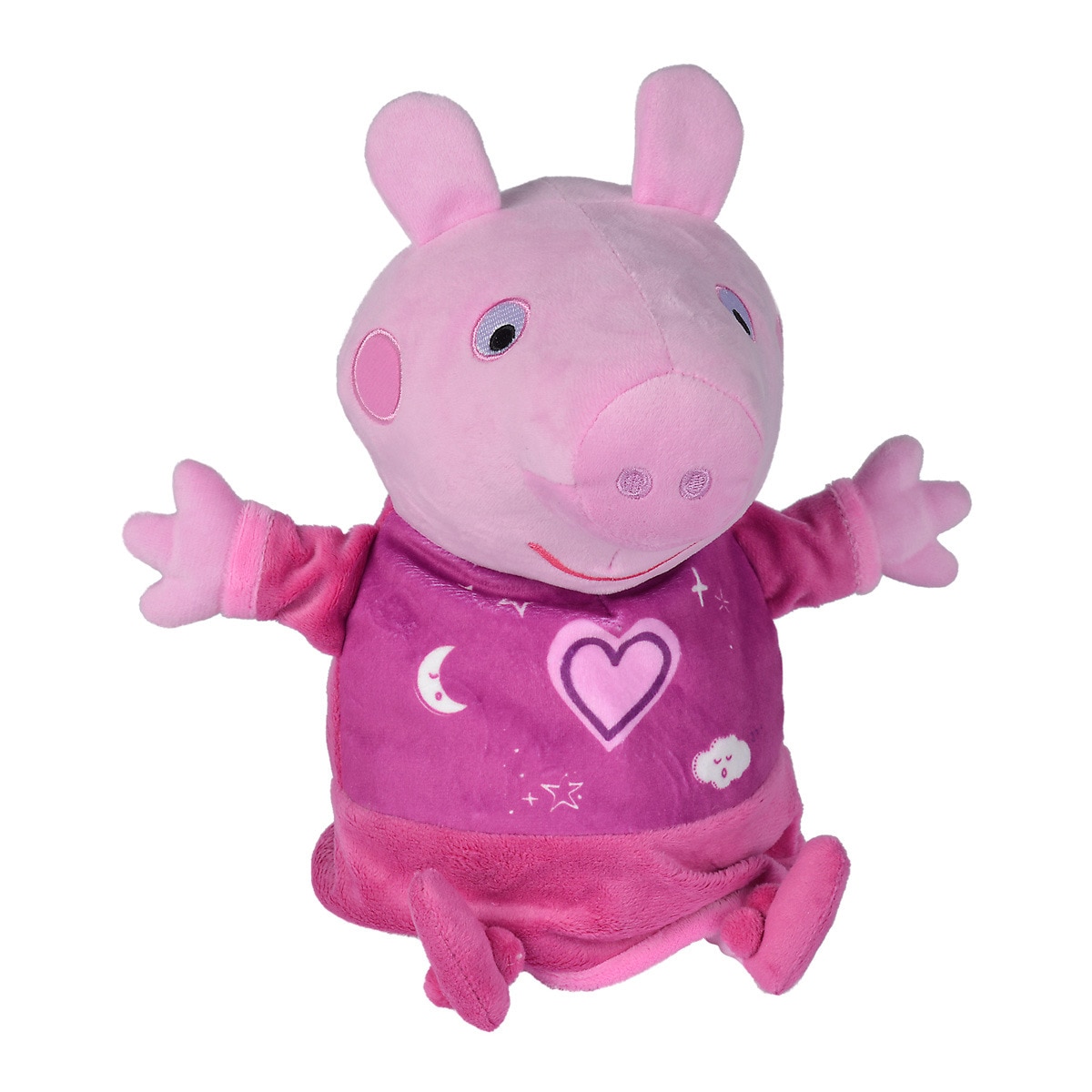 Simba - Peluche Buenas Noches Peppa Con Luz Y Nana