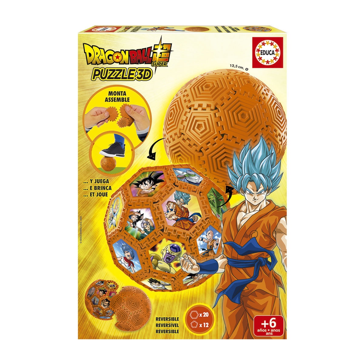 Educa Borrás - Puzzle 3D Balón Dragon Ball