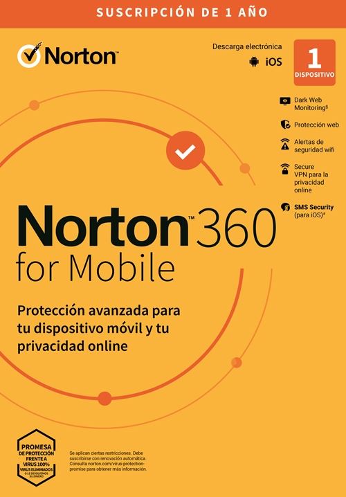 Norton 360 for Mobile 1 dispositivo 1 Año
