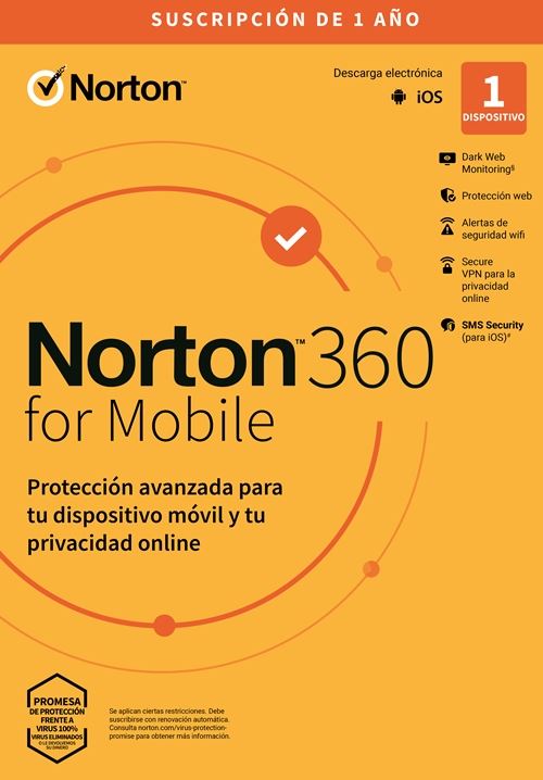 Norton 360 for Mobile 1 dispositivo 1 Año