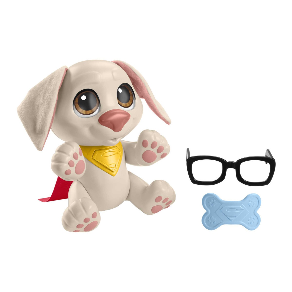 Fisher-Price - Muñeco Peluche De  DC Liga De Super Mascotas Bebé Krypto Mattel