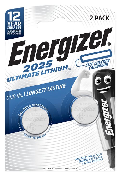 Pilas Energizer Ultimate Lithium CR2025