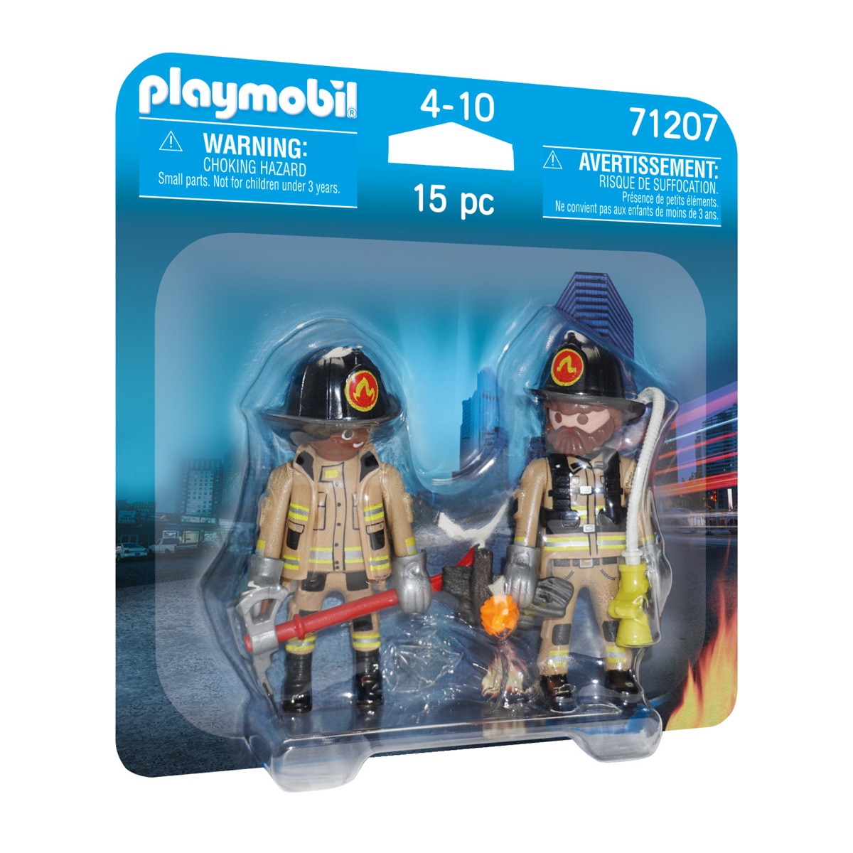 Playmobil - Duo Pack Figuras De Bomberos