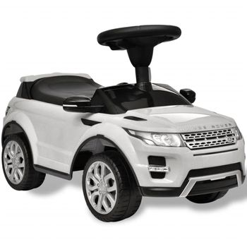 Coche De Blanco Con Música, Modelo Land Rover 348 Vidaxl