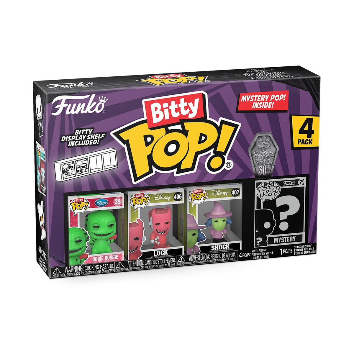 Funko - Figura Funko Bitty Pop: Pesadilla antes de Navidad modelos surtidos.