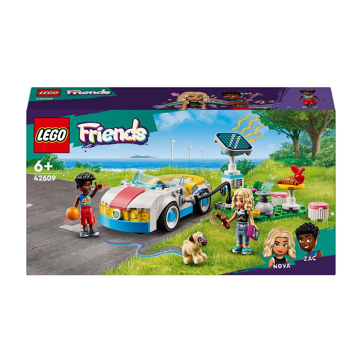 LEGO - de construcción Coche Eléctrico y Cargador LEGO Friends.