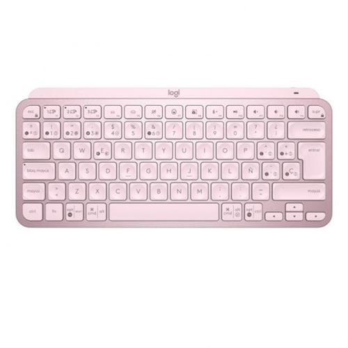 Teclado inalámbrico Logitech MX Keys Mini Rosa