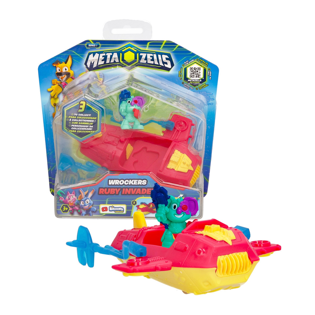 METAZELLS - Avión de juguete Ruby Invader modelo surtido Vehicle Metazells.