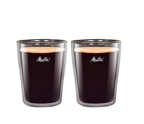 Set 2 vasos medianos de café Melitta 200 ml