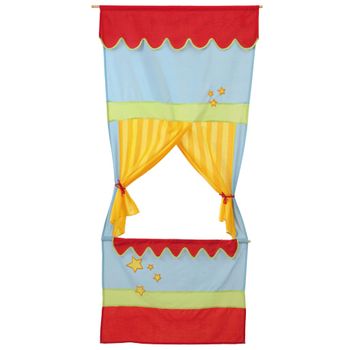 Teatro De Marionetas Para Puerta Amarillo Roba