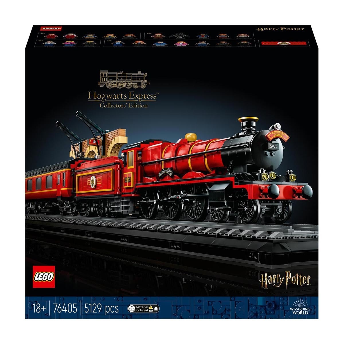 LEGO - Modelo De Construcción Expreso De Hogwarts: Edición Para Coleccionistas Con Andén 9 Y 3/4 Harry Potter