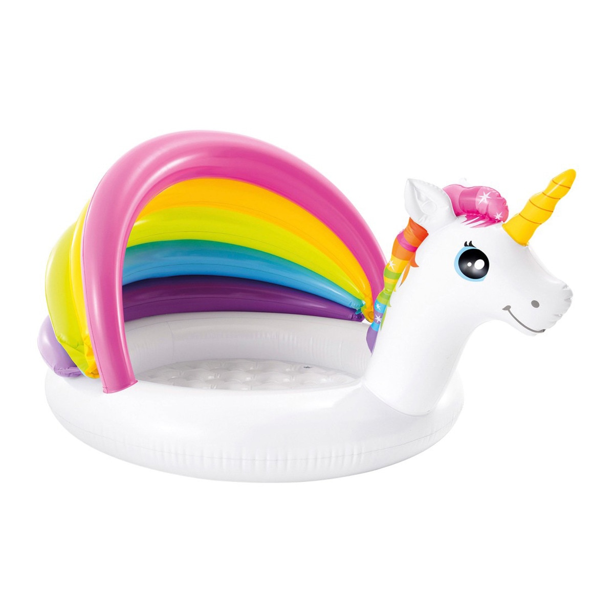 Intex - Piscina Hinchable Para Bebé Con Toldo Unicornio