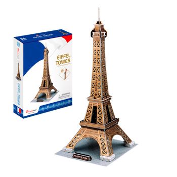 Puzzle 3d Torre Eiffel Dam 23x20,5x47 Cm. 23x20,5x47 Cm. Color: Multicolor